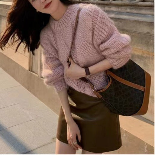 Molly | Dames Kabelgebreide Trui – Losvallend & Cosy