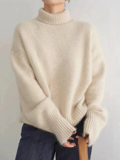 Lin™ | Dames Coltrui – Dikke Knit, Losvallend & Cosy Chic