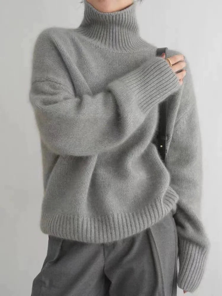 Lin™ | Dames Coltrui – Dikke Knit, Losvallend & Cosy Chic