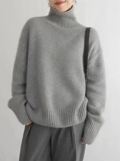Lin™ | Dames Coltrui – Dikke Knit, Losvallend & Cosy Chic