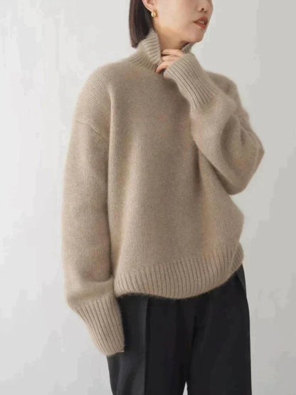Lin™ | Dames Coltrui – Dikke Knit, Losvallend & Cosy Chic