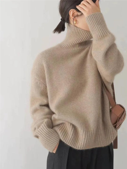 Lin™ | Dames Coltrui – Dikke Knit, Losvallend & Cosy Chic