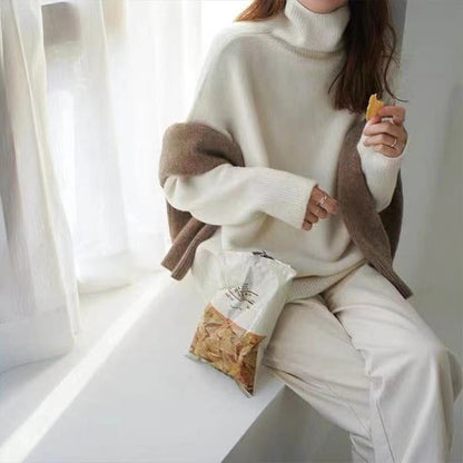 Lin™ | Dames Coltrui – Dikke Knit, Losvallend & Cosy Chic