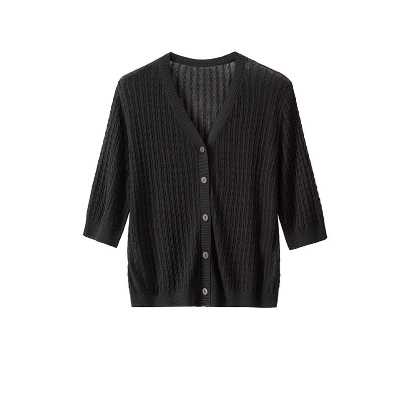 Lauren | V-hals Dames Gebreide Top – Comfortabel & Elegant