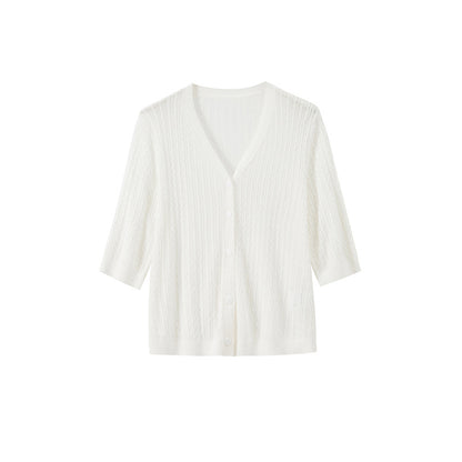 Lauren | V-hals Dames Gebreide Top – Comfortabel & Elegant